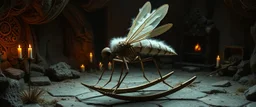 heretic place with fluffy rocker mosquito skeleton