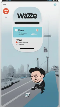 René Gruau's Waze profile