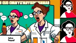 teams of scientists try to translate crazy lady's complaints about popeyes chicken