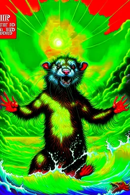 The cover art for Holy Diver by Dio, but the demon is an otter