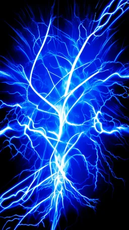 blue electricity background