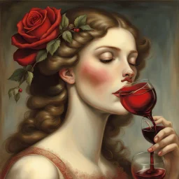 And David's lips are lockt; but in divine High-piping Pehlevi, with "Wine! Wine! Wine! Red Wine!"--the Nightingale cries to the Rose That sallow cheek of hers t' incarnadine.