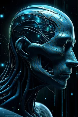 Advanced transhuman technological society with a hint of environmentalism