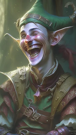 elf bard laugh