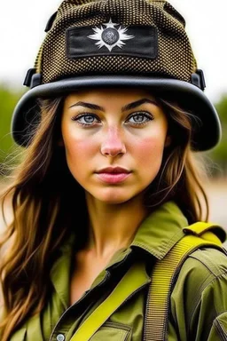 a beautiful American woman army