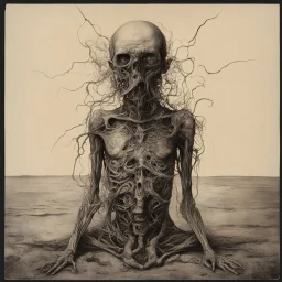 Horrible humans, A Momentary Lapse of Reason by Nicola Samori, Max Ernst, Geof Darrow, Stephen Gammell, surreal, intricately detailed, vintage Polaroid