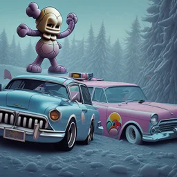 car crush by kaws