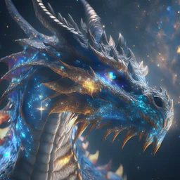 etheral dragon, galactic, cosmos, unreal engine 5, 8k resolution, photorealistic, ultra detailed