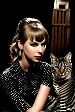 Taylor swift and some cats