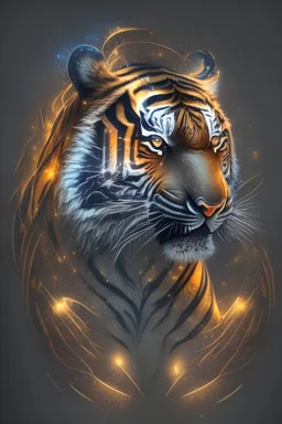 Embed logo infinitWith tiger, with night lights