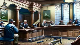 fishing club in court