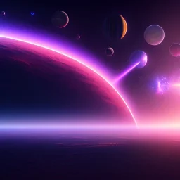 very beautiful bright spaceship , elegant, clouds, planets, galactic atmosphere, atmospheric, realistic, cinematic lighting, pink blue light, 8k,