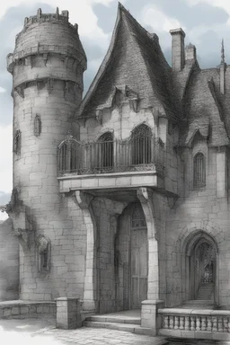 Castle ravenloft balcony