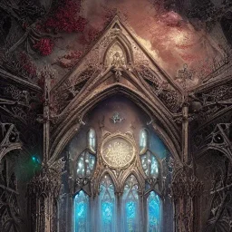 Insanely detailed photograph of an “sky opening up to heaven on a gothic church” with intricate detauled clouds, intricate embroidered band of stars, hyperdetailed painting by Ismail Inceoglu Huang Guangjian and Dan Witz CGSociety ZBrush Central fantasy art album cover art,8K, hdr, romantic, mysterious, ominous, flowers, jewelry, steam,oil,cafe,street vendor,steamship,D&D