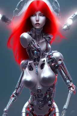 cyborg, red hair, sexy, perfect, real, dream