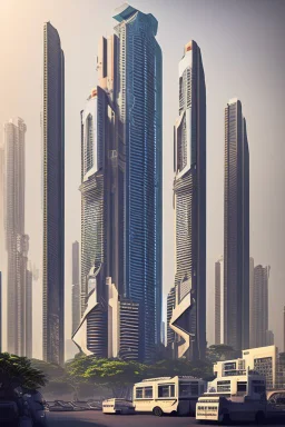 Modern futuristic Mumbai