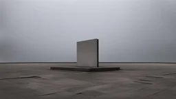 a waste void open square with (no statue:1.8) whatsoever, gloomy, weird, eerie, odd, unsettling