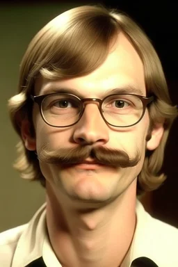 jeffrey dahmer with mustache