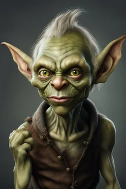 Portrait of a Realistic Goblin