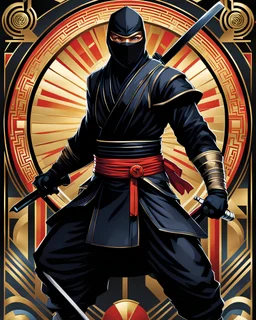 Ninja Art Déco calidad ultra