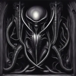 HR Giger, known for his biomechanical and surreal artwork, often depicted intricate and disturbing sexual imagery in his creations. One of his most famous works featuring a biomechanical vagina is the artwork seen in the movie "Alien," where Giger's unique and disturbing aesthetic is prominently displayed. Giger's depiction of the biomechanical vagina is a combination of organic and mechanical elements, creating a surreal and unsettling image of female genitalia. The intricate details and dark,