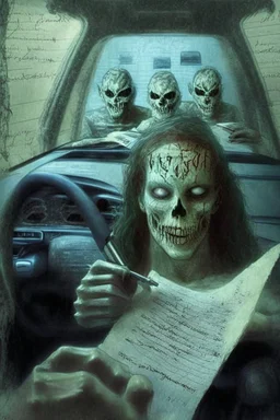 Souls of the damned interfering with my written drivers test