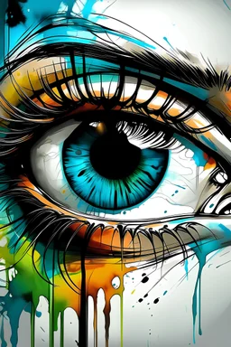 Eyes abstract