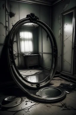 They realized that the mirror was not showing the future, but creating it, and that they had fallen into a trap.