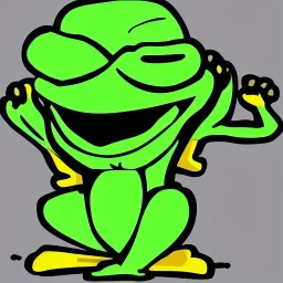 twitch emote style Pepe the Frog