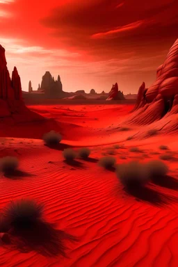 red desert liminal space
