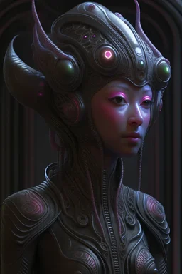 licorice alien , 3d 4k octane render, lifelike, photorealistic, artstation, illustration, smooth, sharp focus, ornate, intricate, complex, highly detailed, digital painting, smooth, art by tom bagshaw, akihiko yosh