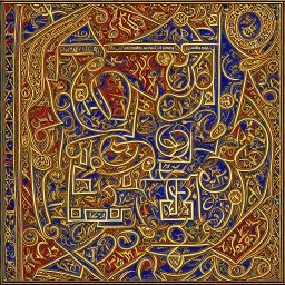 Book of Kells carpet page, a highly detailed illustration, realistic render, 8 k, micro detail, intricate, elegant, centered, digital painting, Artstation, smooth, sharp focus, illustration, artgerm