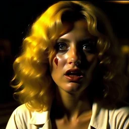 Horror movie shot, spooky, hot, ultra realistic, dine, mangani ritti, ultra realistic hot blonde women, party, hot, tittus, pieces of meat, organs, ail, dynamic, very excited people, godono da morire, hypermaximalist figures, light, 1970's Italian horror movie, sinister,, Dario Argento, Stanley Kubrik, ornate, 4k, photorealism