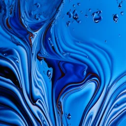 blue liquid