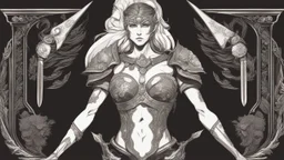 محارب لديه كاريزما وشكله مهيب