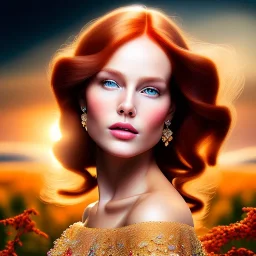 Ultra detailed fullbody Portrait in oil on canvas of beautiful Redhead Sif ,extremely detailed digital painting, extremely detailed face, crystal clear eyes, mystical colors ,perfectly centered image, perfect composition, rim light, beautiful lighting,masterpiece ,8k, stunning scene, raytracing, anatomically correct, in the style of Steve Jung and robert e howard and Wizyakuza and Ohrai Noriyoshi and Simon Bisley and uncannyknack.