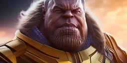 the rock with thanos chin