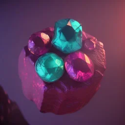 rare colorful gems, surreal max detail 8k