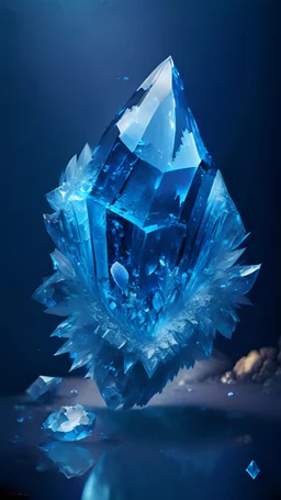 Magic blue crystal