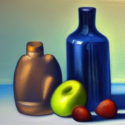 still life bottle