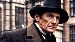 Jeremy Brett as Sherlock Holmes in London