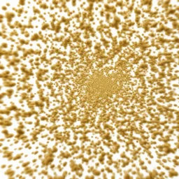 Hyper Realistic Golden & White Particles-whirling Texture