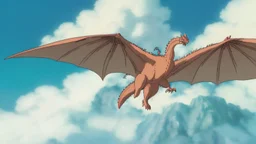 dragon in a big cloud