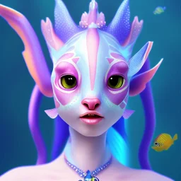 Cute Fish, Wearing make up avatar pandora