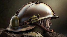 Carry with engineer's helmet