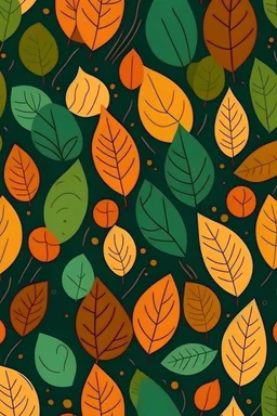 a high quality seamless shape pattern, each abstract seamless, Abstract pattern with concept of nature leaves, 8k
