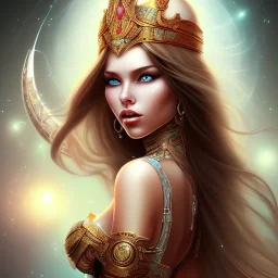 Beautiful women goddess full image