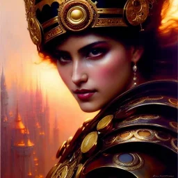 portrait beautiful face Aurora,busty,ancient metal armor balanciaga fashion clothe painting by gaston bussiere, greg rutkowski, yoji shinkawa, yoshitaka amano, tsutomu nihei, donato giancola, tim hildebrandt, oil on canvas, cinematic composition, extreme detail,fit full head inside picture,16k