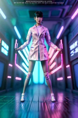 Blade runner Scene, Asian cyber woman:: symmetry photography, cyberpunk, pink hair, makeup, long line eye, light iris, :: latex coat, pink, white, black :: cinematic, Ultra realistic, dark scene, soft color, highly detailed, unreal engine 5, RTX, ultra detail, 3d, finely drawn, high definition.