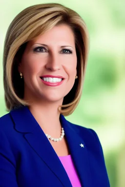 Portrait of a conservative female president